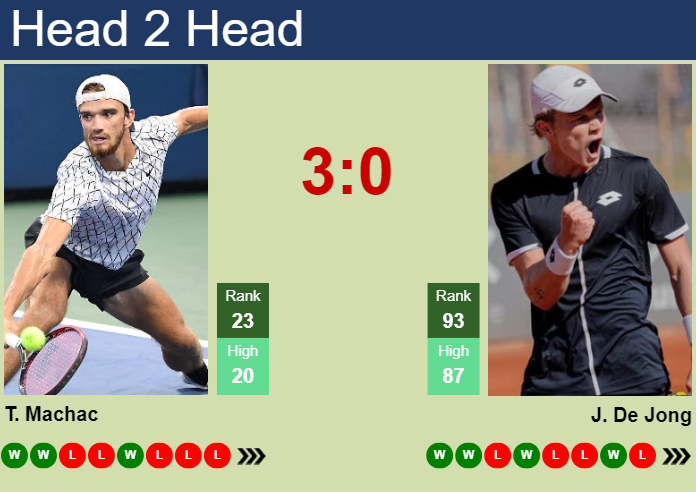 H2H, prediction of Tomas Machac vs Jesper De Jong in Halle with odds, preview, pick | 17th June 2025