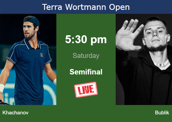 Saturday Live Streaming Karen Khachanov vs Alexander Bublik