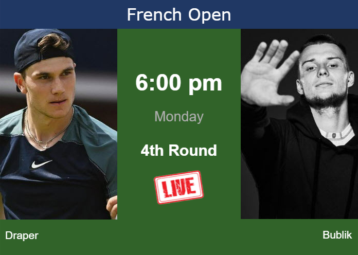 Sunday Live Streaming Jack Draper Vs Alexander Bublik Sunday Live Streaming Jack Draper vs Alexander Bublik