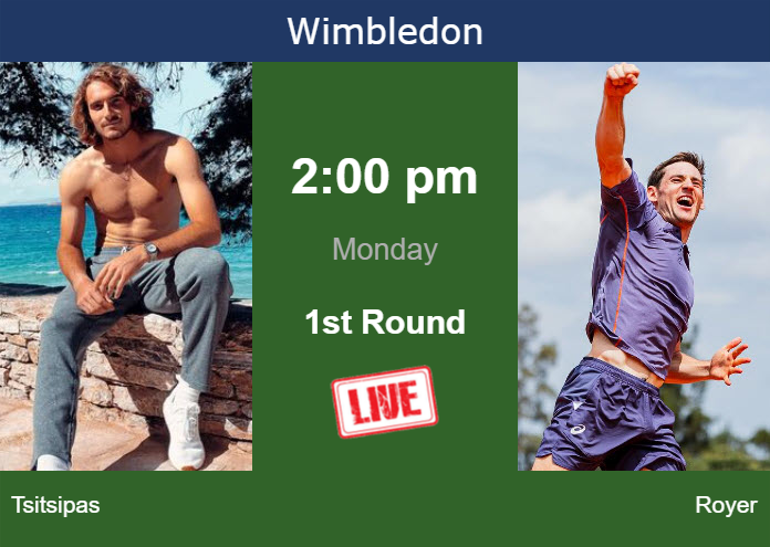 Sunday Live Streaming Stefanos Tsitsipas Vs Valentin Royer Sunday Live Streaming Stefanos Tsitsipas vs Valentin Royer