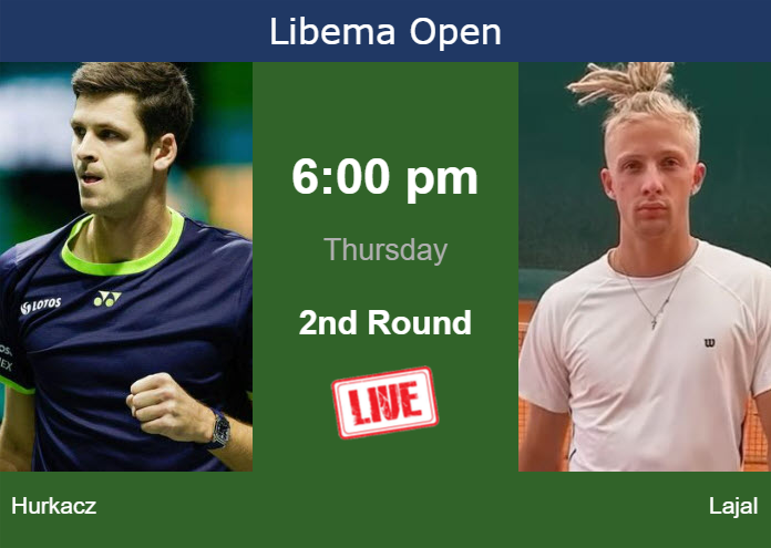 How to watch Hurkacz vs. Lajal on live streaming in ‘s on Thursday Thursday Live Streaming Hubert Hurkacz vs Mark Lajal
