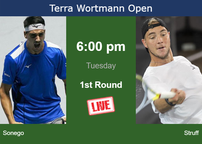 Tuesday Live Streaming Lorenzo Sonego vs Jan-Lennard Struff