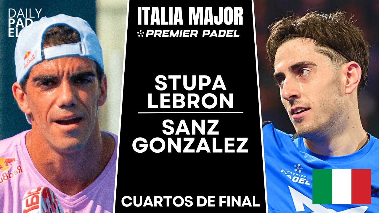 HIGHLIGHTS. Lebron and Stupaczuk defeat Sanz and Gonzalez to advance to the semifinals, where they will face Galan and Chingotto.