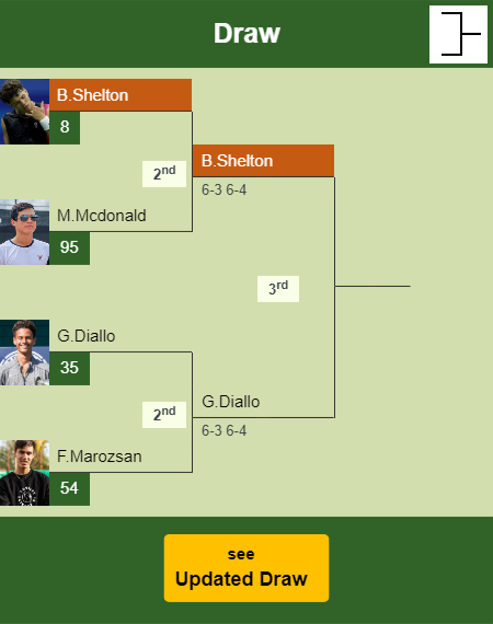 Ben Shelton Draw info