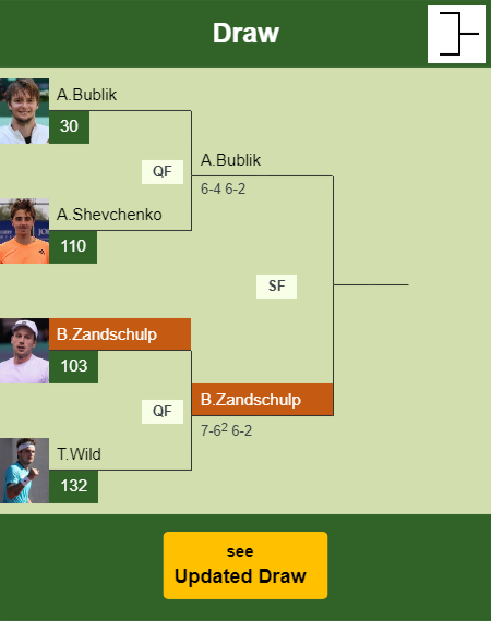 Botic Van De Zandschulp Draw info