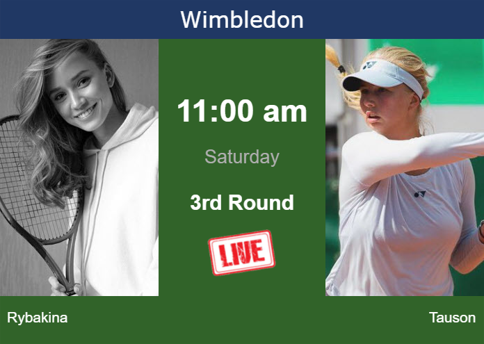 Friday Live Streaming Elena Rybakina Vs Clara Tauson Friday Live Streaming Elena Rybakina vs Clara Tauson