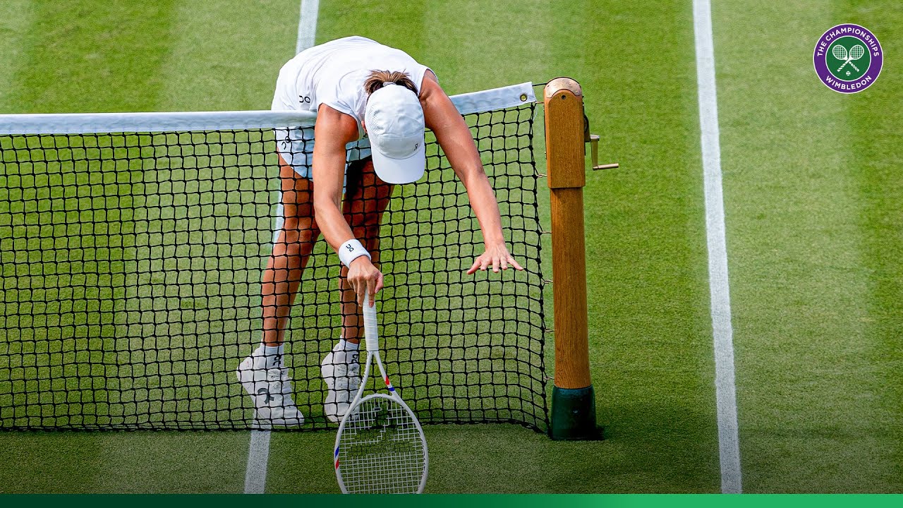 Iga Swiatek talks about struggling with the heat in Wimbledon opener