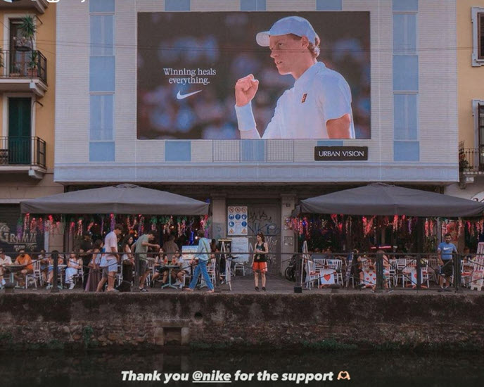 Jannik Sinner Billboard
