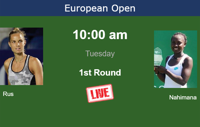 Tuesday Live Streaming Arantxa Rus vs Sada Nahimana