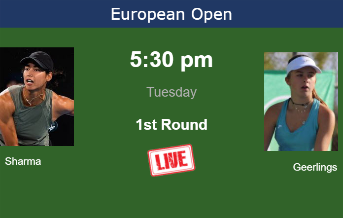 Tuesday Live Streaming Astra Sharma vs Ariana Geerlings