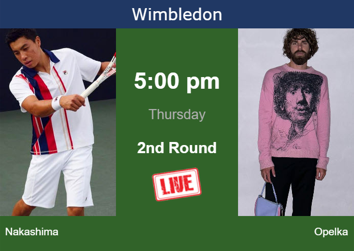 Wednesday Live Streaming Brandon Nakashima Vs Reilly Opelka Wednesday Live Streaming Brandon Nakashima vs Reilly Opelka