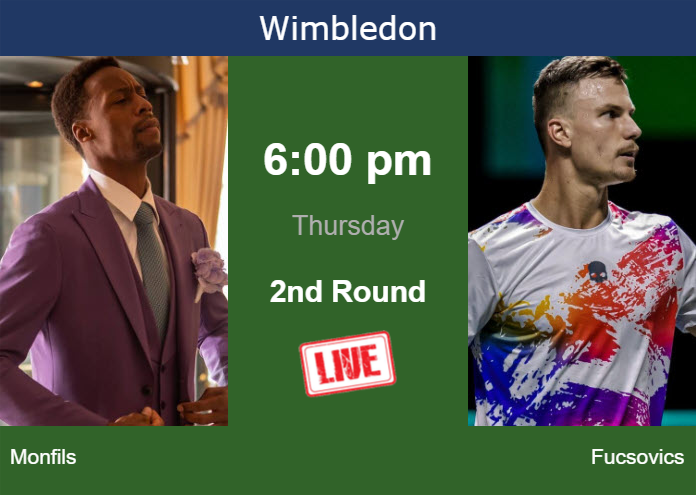Wednesday Live Streaming Gael Monfils Vs Marton Fucsovics Wednesday Live Streaming Gael Monfils vs Marton Fucsovics