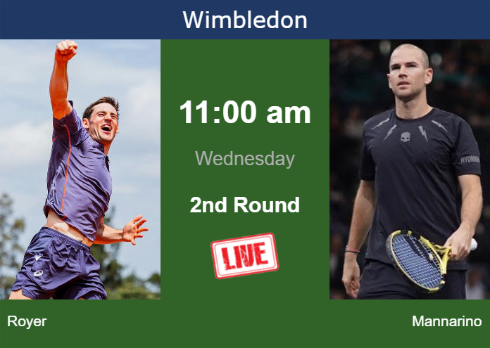 Wednesday Live Streaming Valentin Royer Vs Adrian Mannarino Wednesday Live Streaming Valentin Royer vs Adrian Mannarino