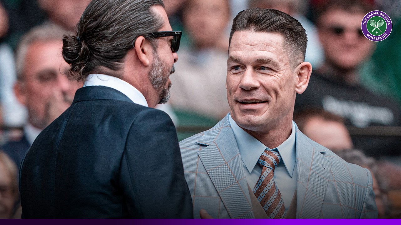 Wimbledon crowd buzzes as John Cena and Nick Jonas make a surprise appearance on Centre Court