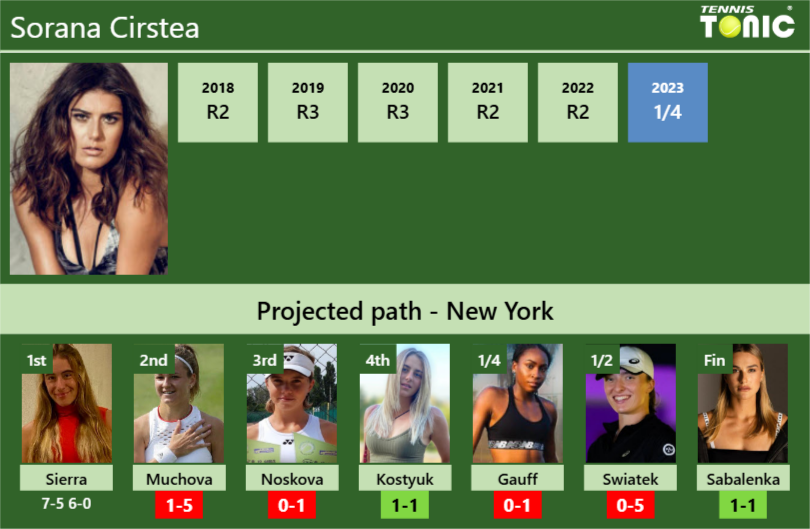 Sorana Cirstea Stats info