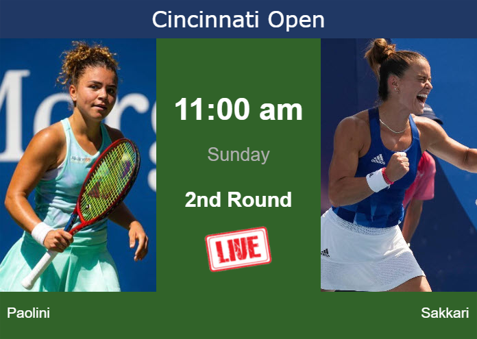 Sunday Live Streaming Jasmine Paolini Vs Maria Sakkari Sunday Live Streaming Jasmine Paolini vs Maria Sakkari