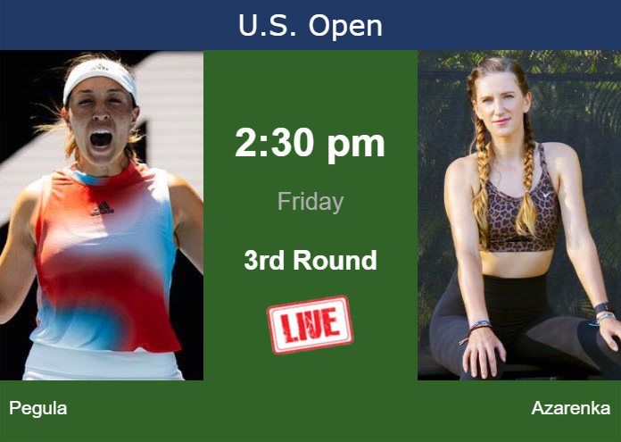 Thursday Live Streaming Jessica Pegula vs Victoria Azarenka