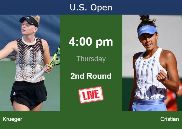 Wednesday Live Streaming Ashlyn Krueger vs Jaqueline Cristian