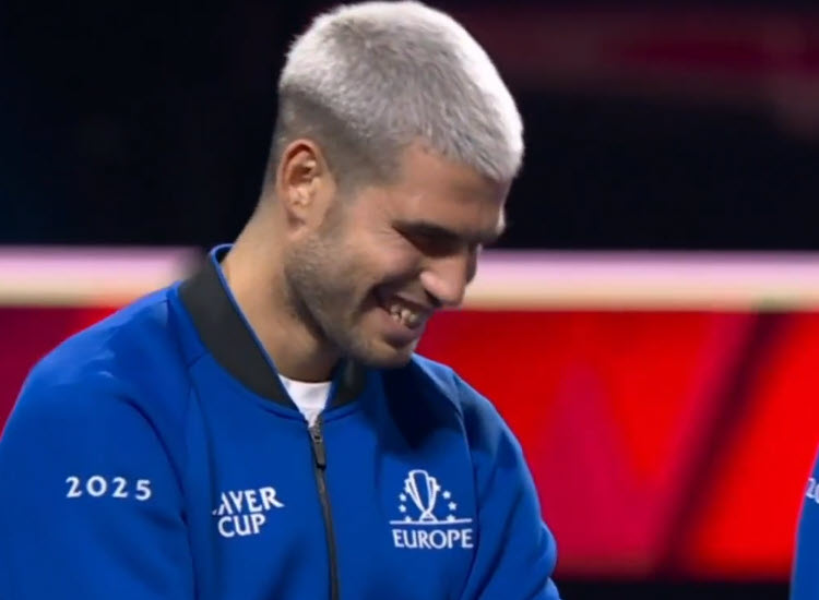 “Don’t be so greedy,” Agassi makes fun of Carlos Alcaraz after Laver Cup final during his speech Alcaraz