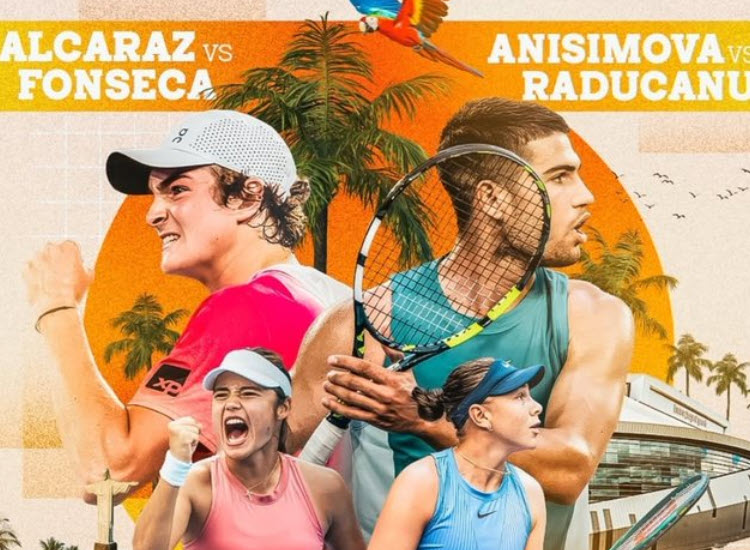Carlos Alcaraz To Headline Miami Exhibition On December 8 Alongside Raducanu, Anisimova, And Fonseca