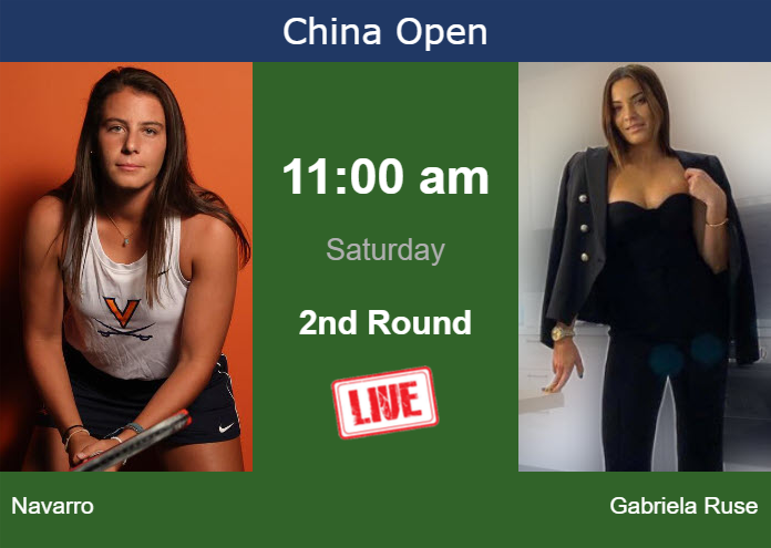 Friday Live Streaming Emma Navarro vs Elena Gabriela Ruse