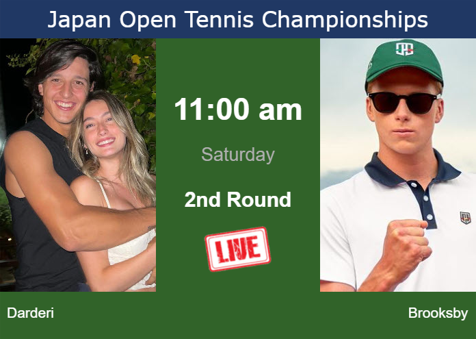 Friday Live Streaming Luciano Darderi vs Jenson Brooksby