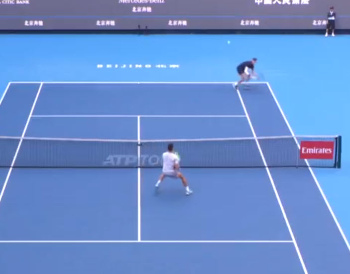 Jannik Sinner Incredible Lob