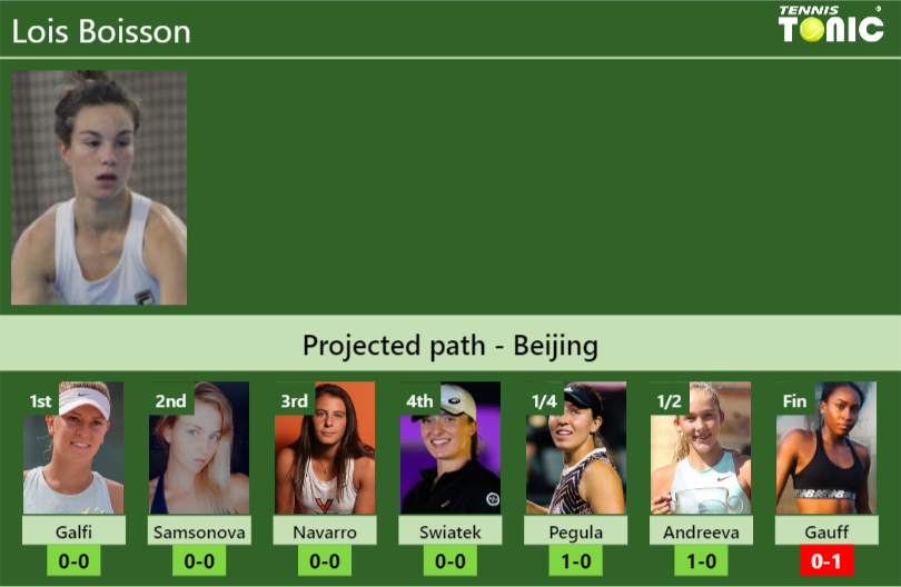 Lois Boisson Stats info