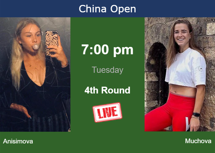 Monday Live Streaming Amanda Anisimova vs Karolina Muchova