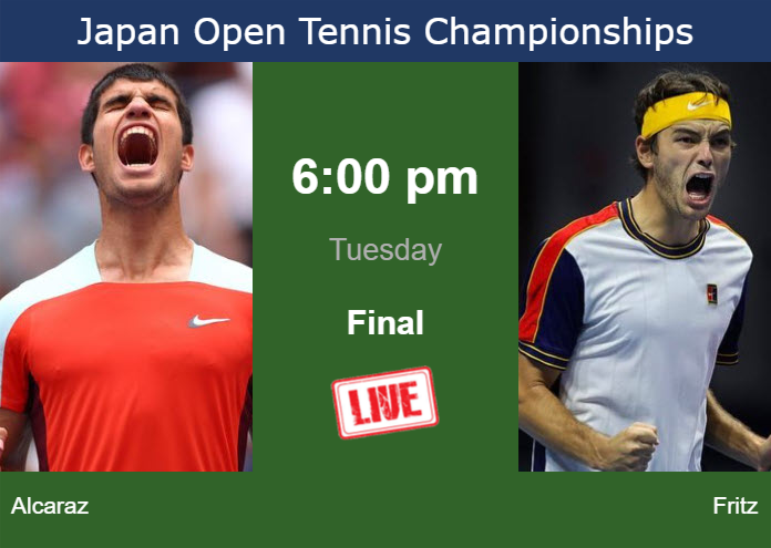 Monday Live Streaming Carlos Alcaraz vs Taylor Fritz