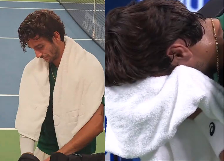 Musetti in tears after heartbreaking final loss to Tabilo Musetti In Tears