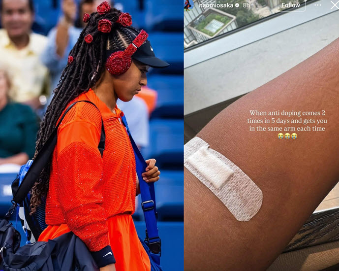 Naomi Osaka Arm Antidoping Naomi Osaka Arm Antidoping