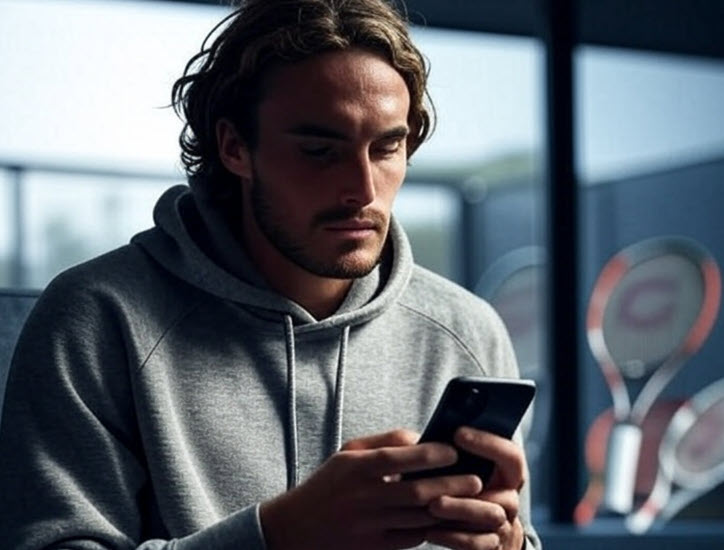 Stefanos Tsitsipas Steps Away From Social Media