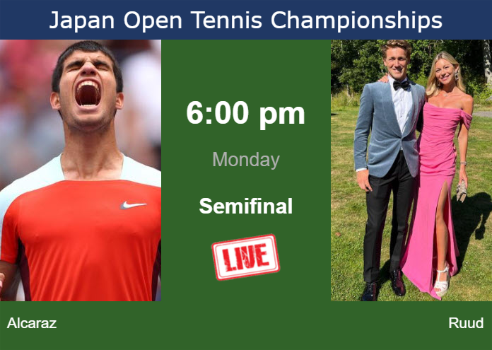 Sunday Live Streaming Carlos Alcaraz vs Casper Ruud