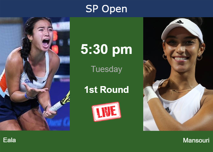 How to watch Eala vs. Mansouri on live streaming in Sao Paulo on Tuesday Tuesday Live Streaming Alexandra Eala vs Yasmine Mansouri