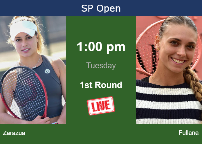 Tuesday Live Streaming Renata Zarazua vs Luiza Fullana