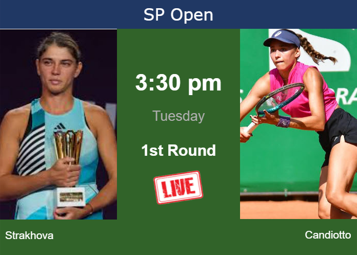 Tuesday Live Streaming Valeriya Strakhova vs Ana Candiotto