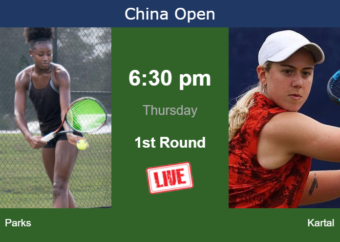 Wednesday Live Streaming Alycia Parks vs Sonay Kartal