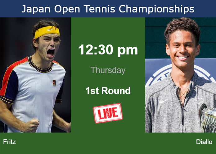 Wednesday Live Streaming Taylor Fritz vs Gabriel Diallo