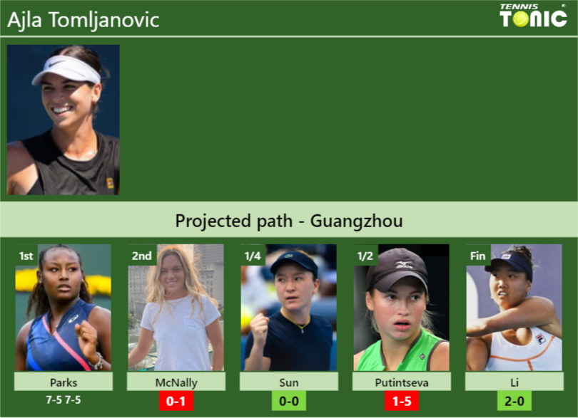 Ajla Tomljanovic Stats info