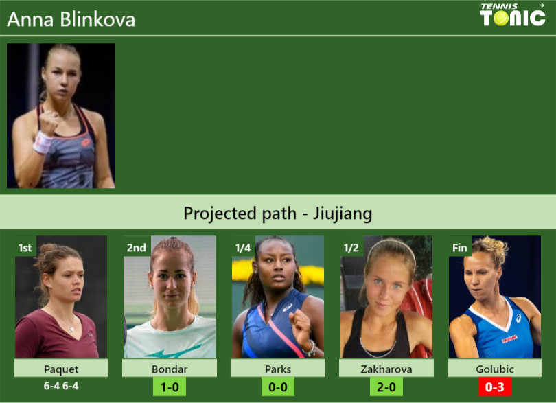 Anna Blinkova Stats info