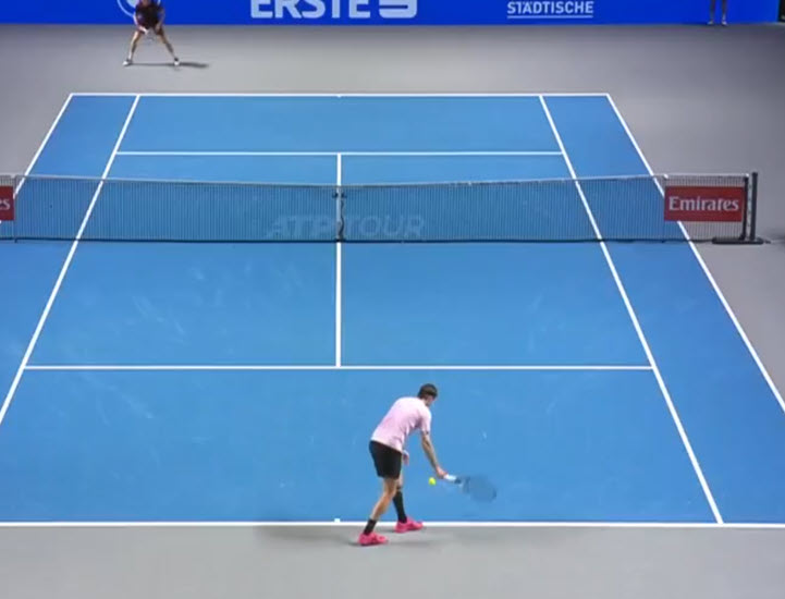 Bublik Underarm Ace Vs. Sinner