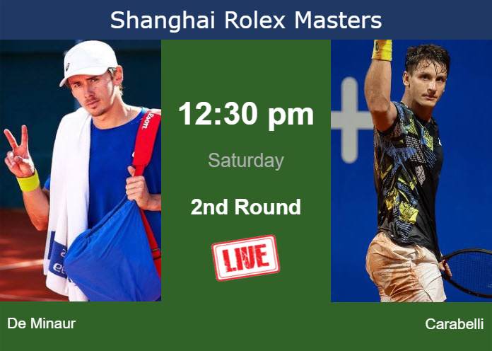Friday Live Streaming Alex De Minaur Vs Camilo Ugo Carabelli Friday Live Streaming Alex De Minaur vs Camilo Ugo Carabelli