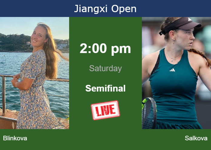 Friday Live Streaming Anna Blinkova vs Dominika Salkova