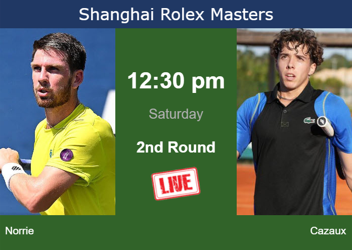 Friday Live Streaming Cameron Norrie Vs Arthur Cazaux Friday Live Streaming Cameron Norrie vs Arthur Cazaux