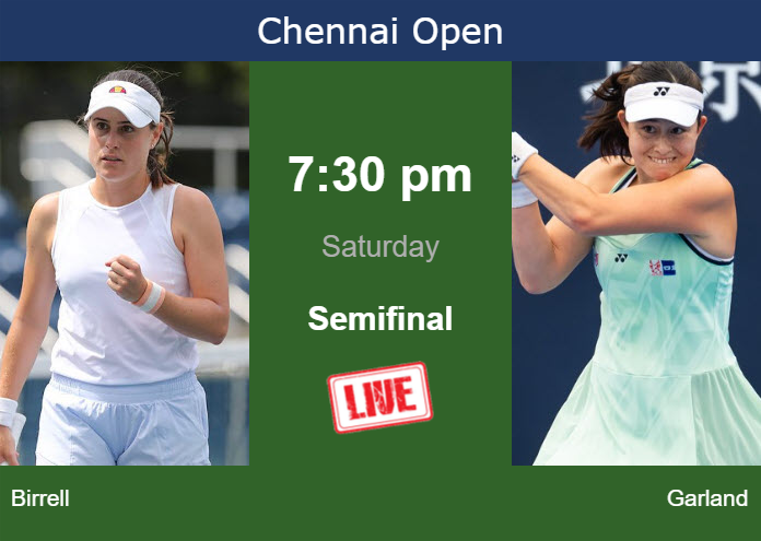 Friday Live Streaming Kimberly Birrell vs Joanna Garland