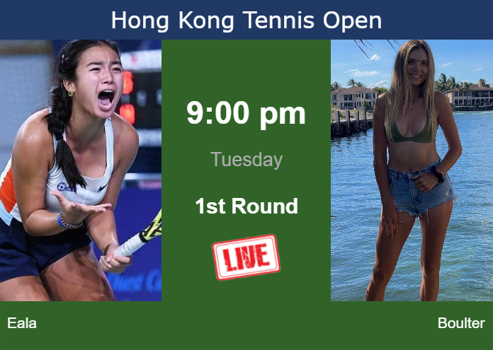 Monday Live Streaming Alexandra Eala vs Katie Boulter