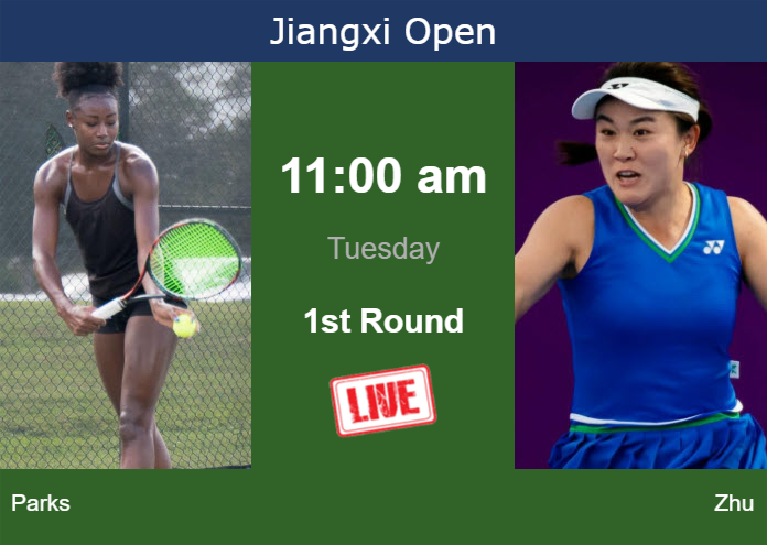 Monday Live Streaming Alycia Parks vs Lin Zhu