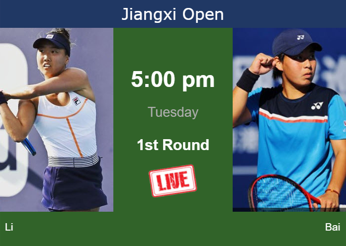 Monday Live Streaming Ann Li vs Zhuoxuan Bai