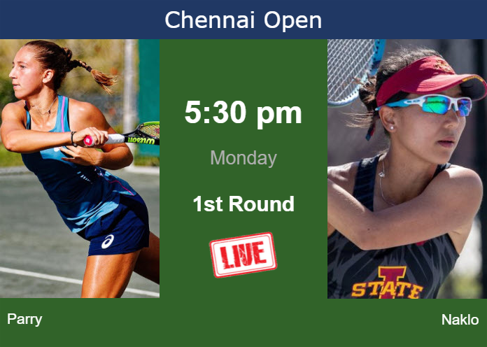 Monday Live Streaming Diane Parry vs Thasaporn Naklo